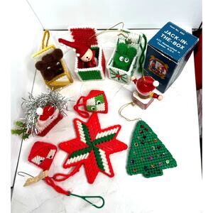 LOT Vintage Christmas Tree Ornaments (12)